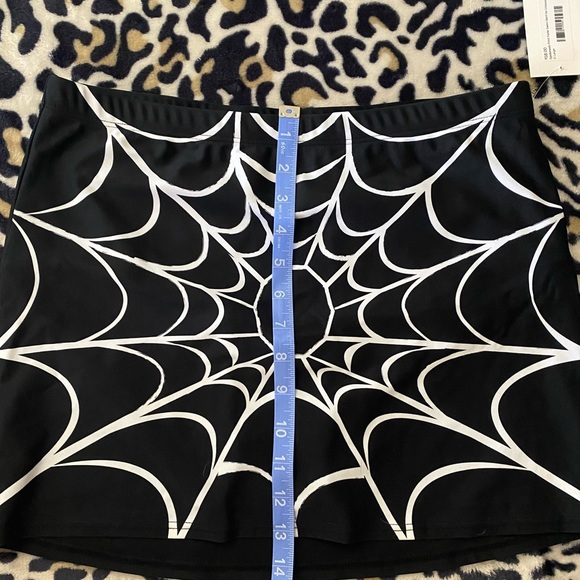 Unique Vintage Spiderweb Swim Skirt - Picture 3 of 7